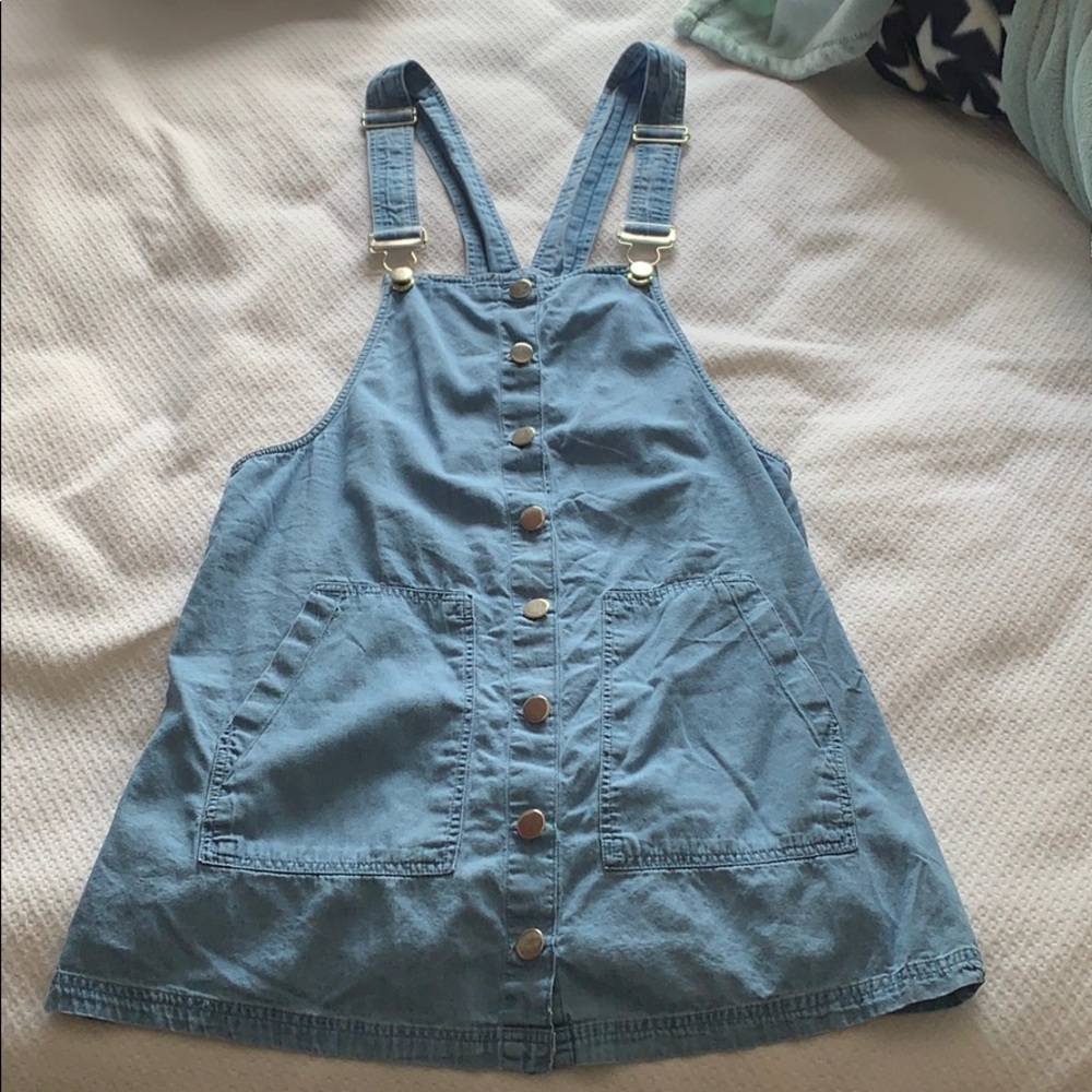 Jean overall dress
